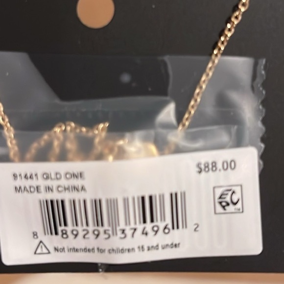Coach Gold Interlocking Open Circle Pendant Necklace. NWT. Women’s Necklace. - Picture 6 of 7